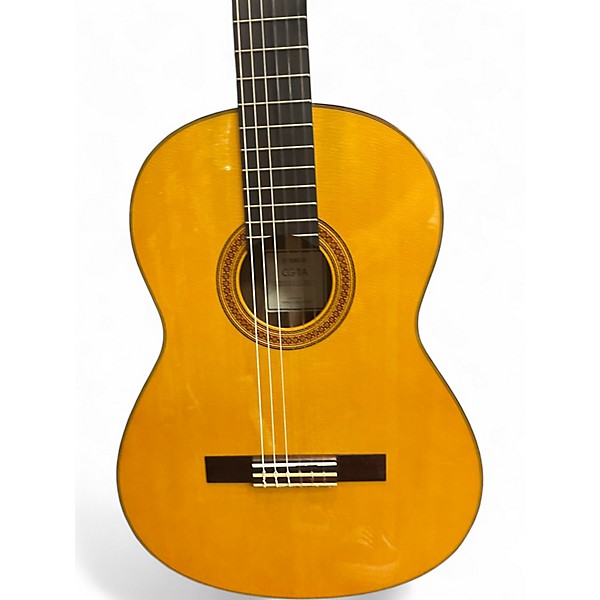 Used Yamaha CGTA Transacoustic Natural Classical Acoustic Electric Guitar