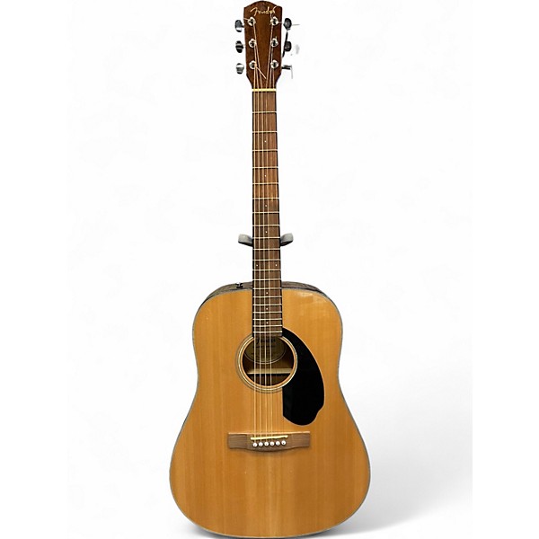 Used Fender CD60 Dreadnought Natural Acoustic Guitar