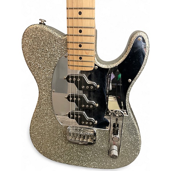 Used G&L ASAT Z3 Silver Sparkle Solid Body Electric Guitar