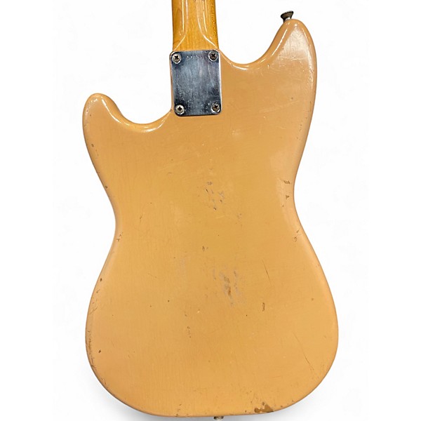 Vintage 1960 Fender Duo Sonic Desert Sand Solid Body Electric Guitar