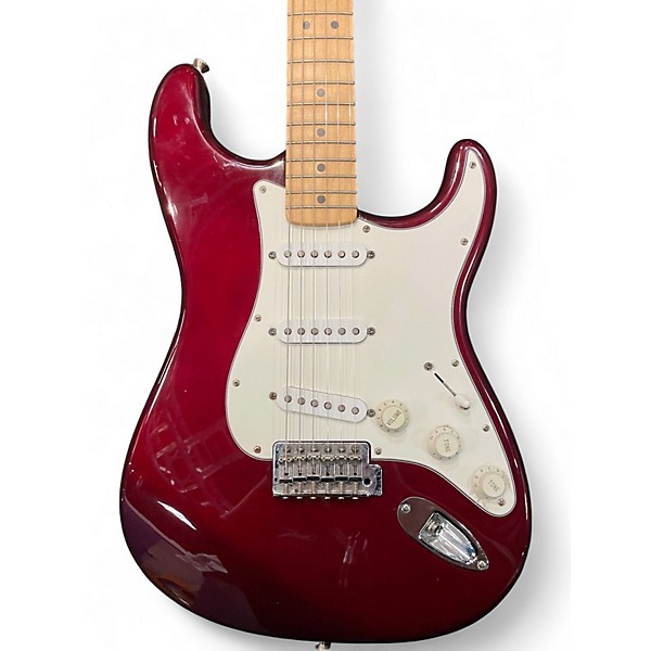 Used Fender Player Stratocaster Wine Red Solid Body Electric Guitar