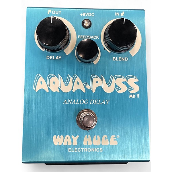Used Way Huge Electronics WHE701 Aqua Puss Analog Delay Effect Pedal