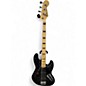 Used Fender Deluxe Jazz Bass 4 String Black Electric Bass Guitar thumbnail