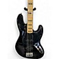 Used Fender Deluxe Jazz Bass 4 String Black Electric Bass Guitar