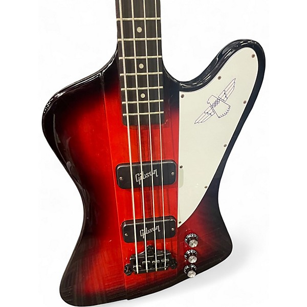 Used Epiphone Thunderbird Classic IV 2 Tone Sunburst Electric Bass Guitar