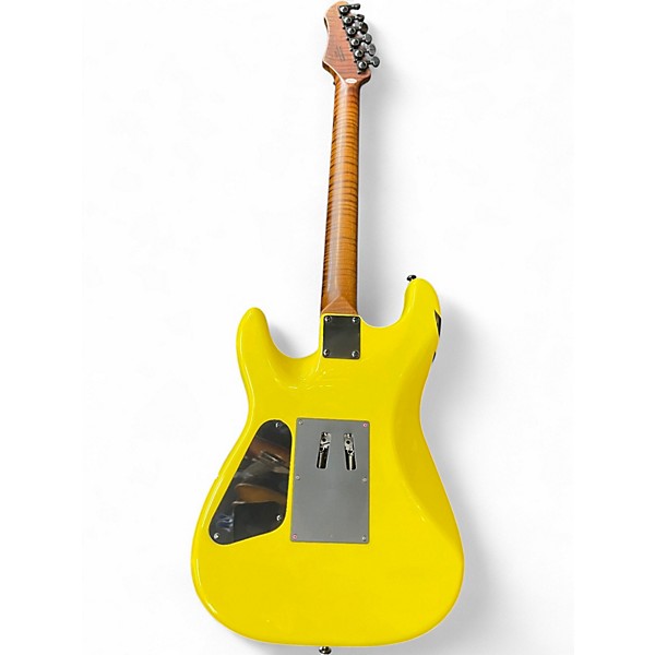 Used Firefly George Lynch Bangle Black and Yellow Solid Body Electric Guitar