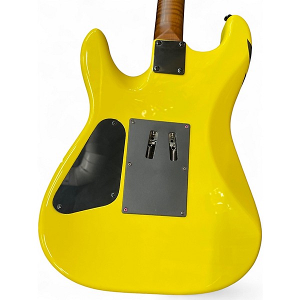 Used Firefly George Lynch Bangle Black and Yellow Solid Body Electric Guitar