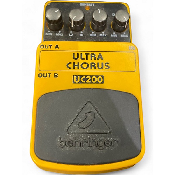 Used Behringer UC200 Stereo Chorus Effect Pedal