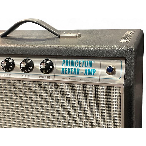 Used Fender 1968 Custom Princeton Reverb 12W 1x10 Tube Guitar Combo Amp