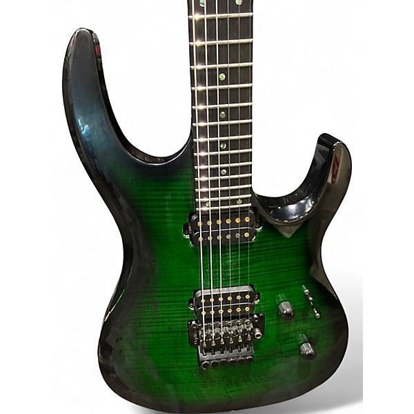 Used Kiesel DC600 Emerald Green Solid Body Electric Guitar