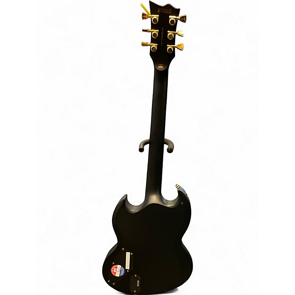 Used 2024 ESP LTD Viper 1000 Deluxe Vintage Black Solid Body Electric Guitar