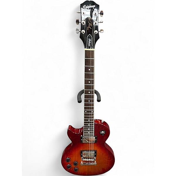 Used Epiphone Les Paul Tribute Plus Left Handed Cherry Sunburst Electric Guitar