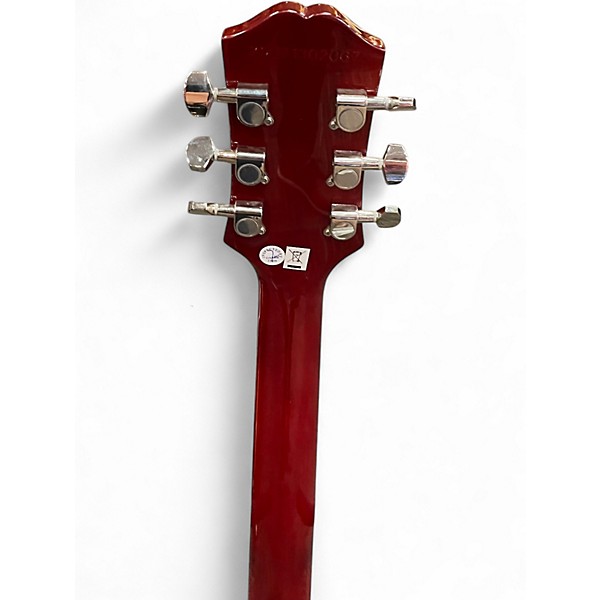 Used Epiphone Les Paul Tribute Plus Left Handed Cherry Sunburst Electric Guitar