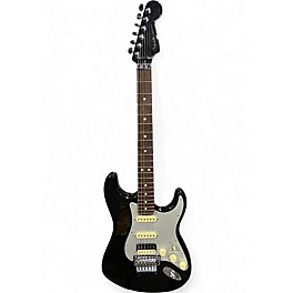 Used Fender American Ultra Luxe Stratocaster FLOYD ROSE HSS Black Solid Body Electric Guitar