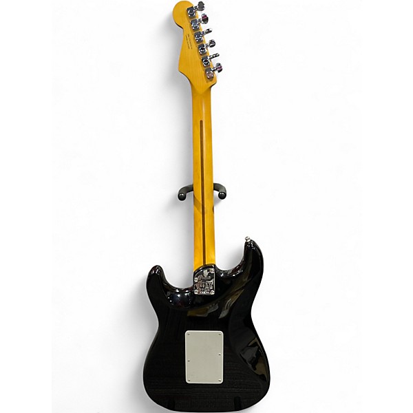Used Fender American Ultra Luxe Stratocaster FLOYD ROSE HSS Black Solid Body Electric Guitar