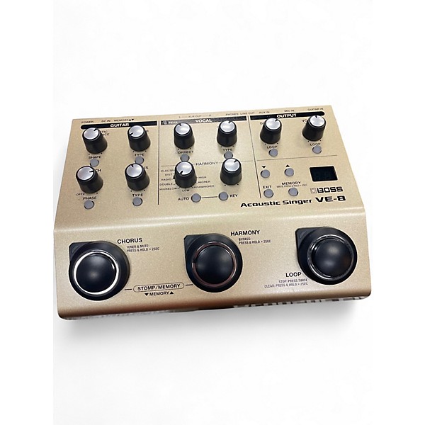 Used BOSS VE8 Acoustic Singer Effect Processor