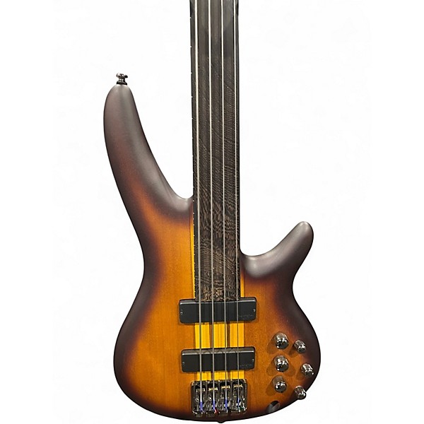 Used Ibanez SRF700 Brown Sunburst Electric Bass Guitar