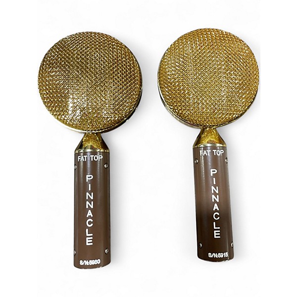 Used Pinnacle FAT TOP MATCHED PAIR Ribbon Microphone