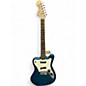 Used Squier Paranormal Series Super-Sonic Sparkle Blue Solid Body Electric Guitar thumbnail