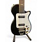 Vintage 1960s Harmony H88 Statotone Black Sparkle Solid Body Electric Guitar