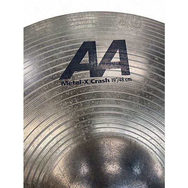 Used SABIAN 19in AA Metal X Crash Cymbal