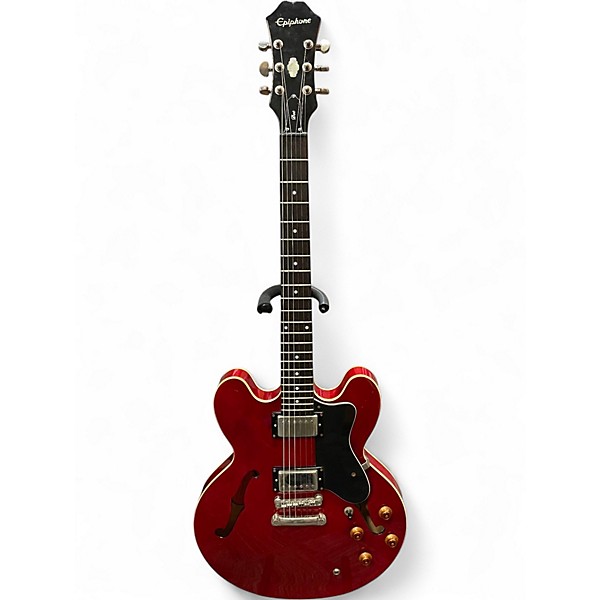 Used Epiphone Dot Cherry Hollow Body Electric Guitar
