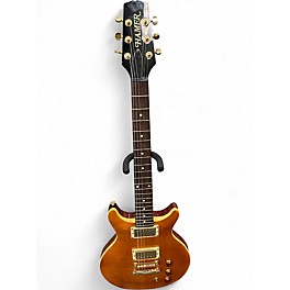Used Hamer DOUBLE CUT Amber Solid Body Electric Guitar