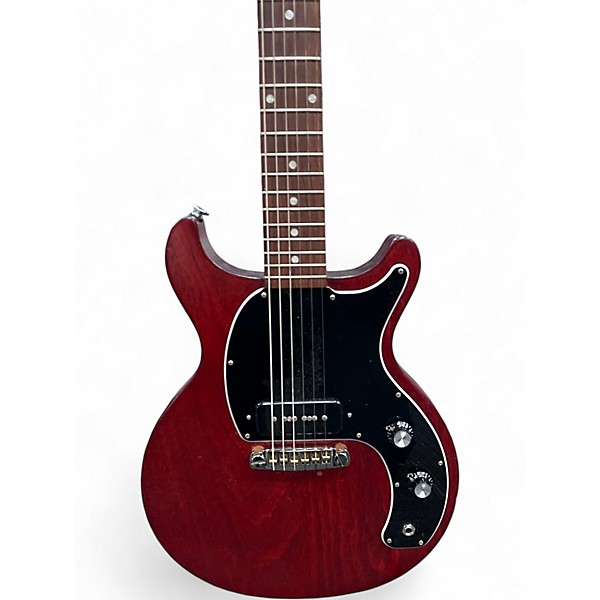 Used Gibson Les Paul Junior Trans Red Solid Body Electric Guitar