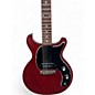 Used Gibson Les Paul Junior Trans Red Solid Body Electric Guitar