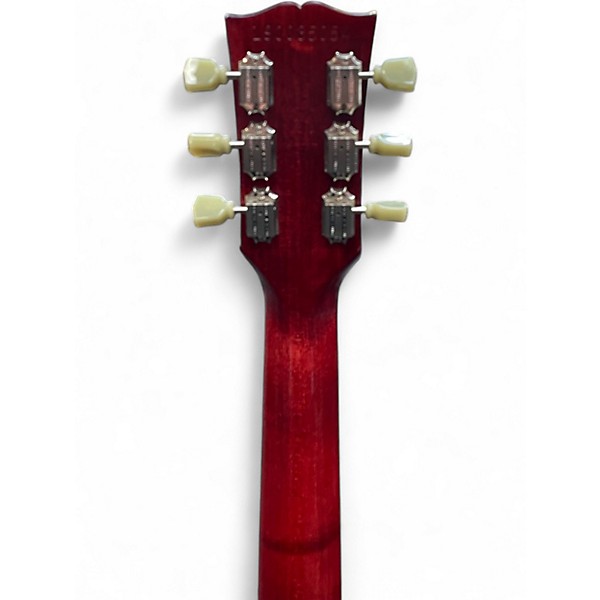Used Gibson Les Paul Junior Trans Red Solid Body Electric Guitar