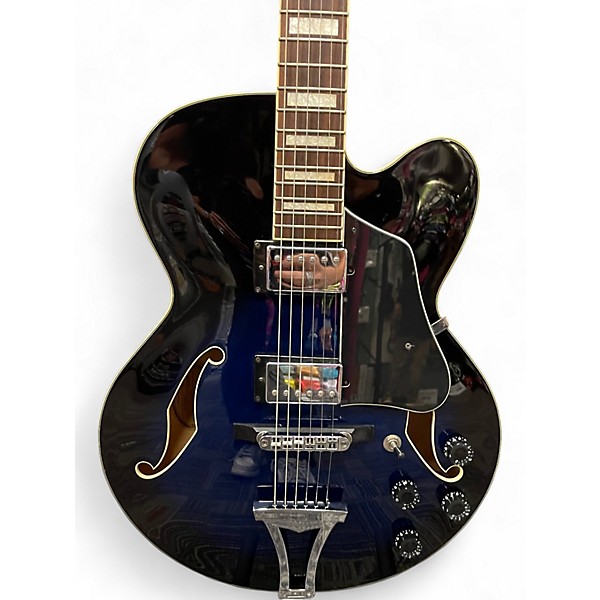 Used Ibanez AF75 BLUE Hollow Body Electric Guitar