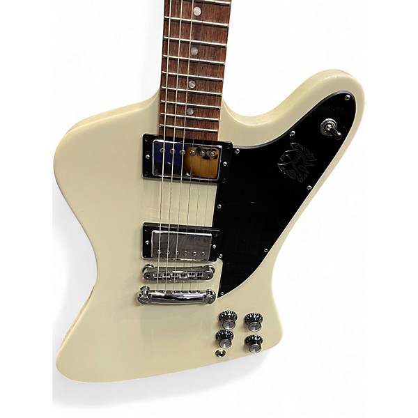 Used 2016 Gibson 1970S Tribute Firebird Studio Vintage White Solid Body Electric Guitar