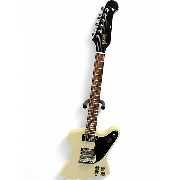 Used 2016 Gibson 1970S Tribute Firebird Studio Vintage White Solid Body Electric Guitar