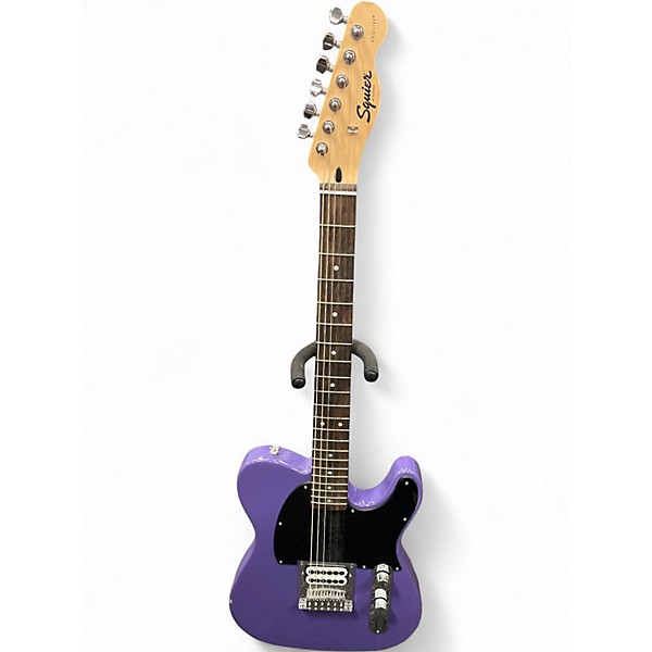 Used 2024 Squier Esquire Purple Solid Body Electric Guitar