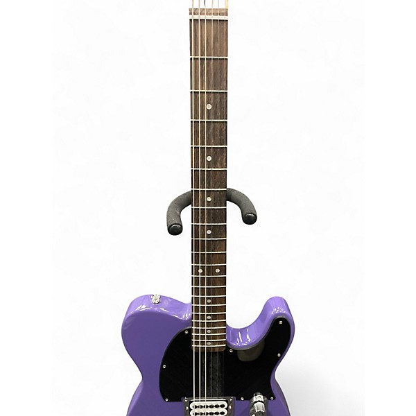 Used 2024 Squier Esquire Purple Solid Body Electric Guitar