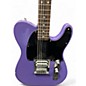 Used 2024 Squier Esquire Purple Solid Body Electric Guitar