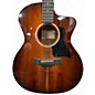 Used Taylor 224CEKDLX Shaded Edge Burst Acoustic Electric Guitar
