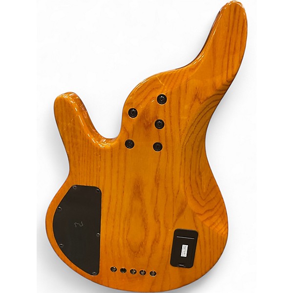 Used Michael Kelly PINNACLE 5 NATURAL POPLAR BURL Electric Bass Guitar