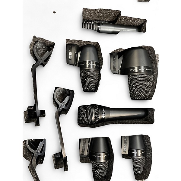 Used Shure PGADRUMKIT7 Percussion Microphone Pack