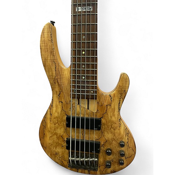 Used ESP LTD B206SM 6 String Natural Electric Bass Guitar