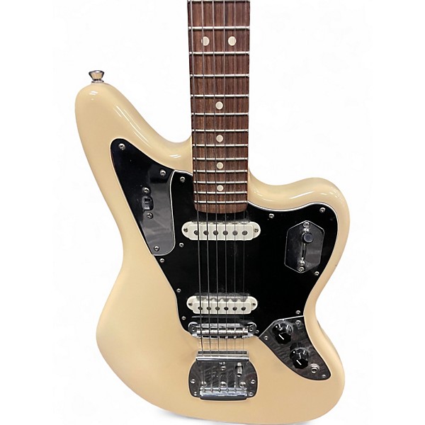 Used Fender American Professional Jaguar Olympic White Solid Body Electric Guitar