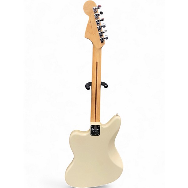 Used Fender American Professional Jaguar Olympic White Solid Body Electric Guitar