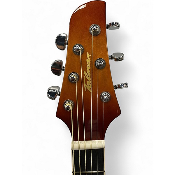Used 2021 Ibanez TCY10E Talman Vintage Sunburst Acoustic Electric Guitar