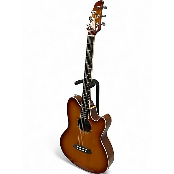 Used 2021 Ibanez TCY10E Talman Vintage Sunburst Acoustic Electric Guitar