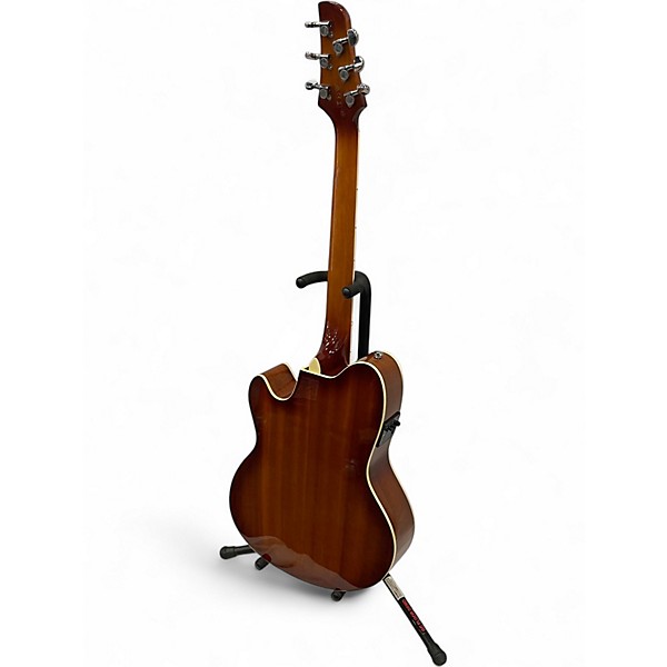 Used 2021 Ibanez TCY10E Talman Vintage Sunburst Acoustic Electric Guitar