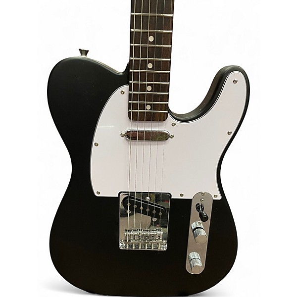 Used Squier DEBUT COLLECTION TELECASTER Satin Black Solid Body Electric Guitar
