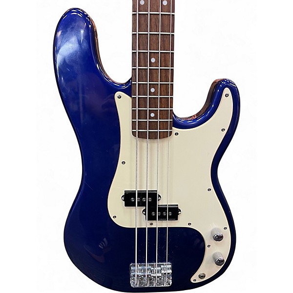 Used Squier Affinity Precision Bass Blue Electric Bass Guitar