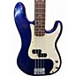 Used Squier Affinity Precision Bass Blue Electric Bass Guitar