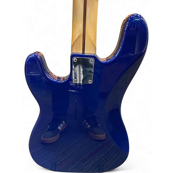 Used Squier Affinity Precision Bass Blue Electric Bass Guitar