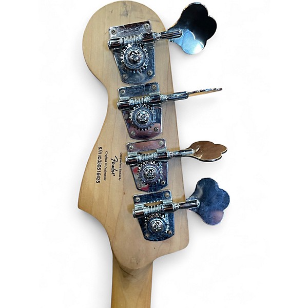 Used Squier Affinity Precision Bass Blue Electric Bass Guitar